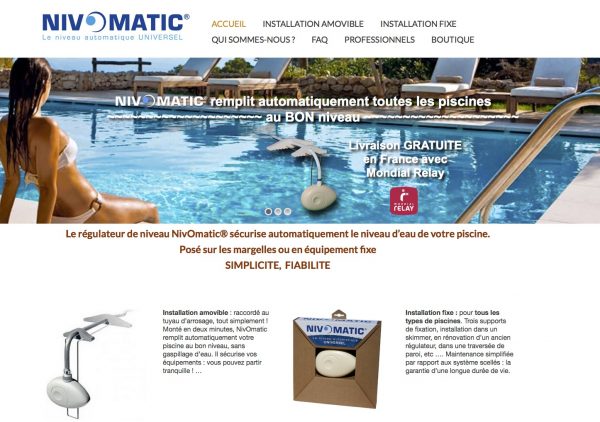 Nivomatic régulateur de niveau d'eau pour piscine