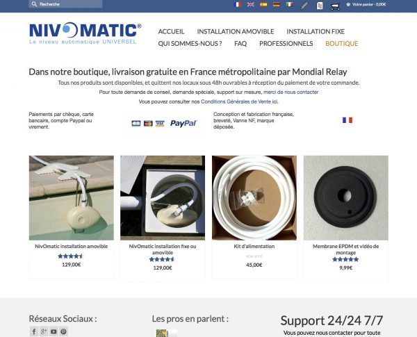 Nivomatic régulateur de niveau d'eau pour piscine