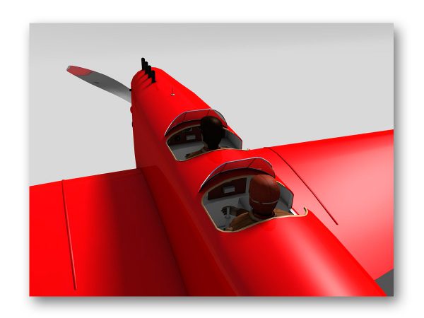 3D rendu avion - fasmdesign.com