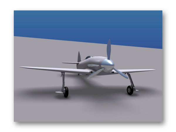 3D rendu avion - fasmdesign.com