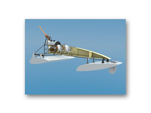 3D rendu glisseur Letellier - fasmdesign.com