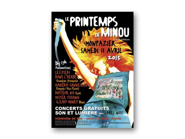 fasmdesign.com affiche Le Printemps de Minou 2015