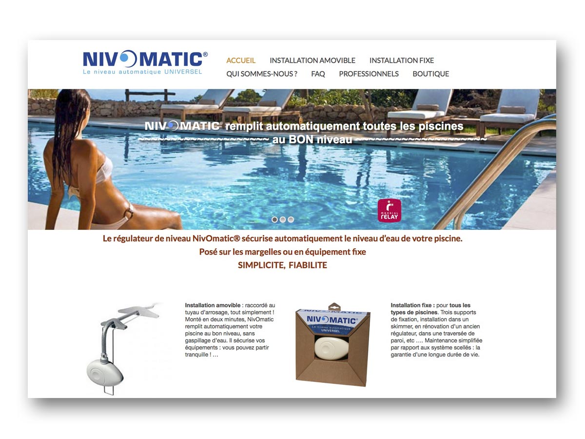 Nivomatic régulateur de niveau d'eau pour piscine