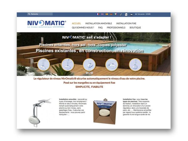 Nivomatic régulateur de niveau d'eau pour piscine