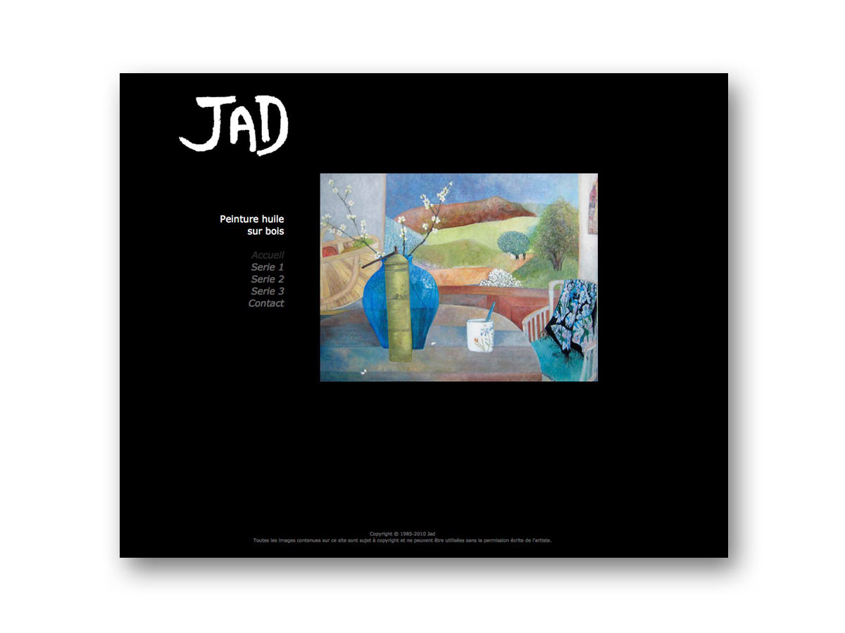 Site JAD artiste peintre - fasmdesign.com